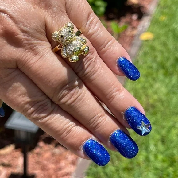 Fashion Bear 14K Gold Plated adjustable Ring - Picture 12 of 12